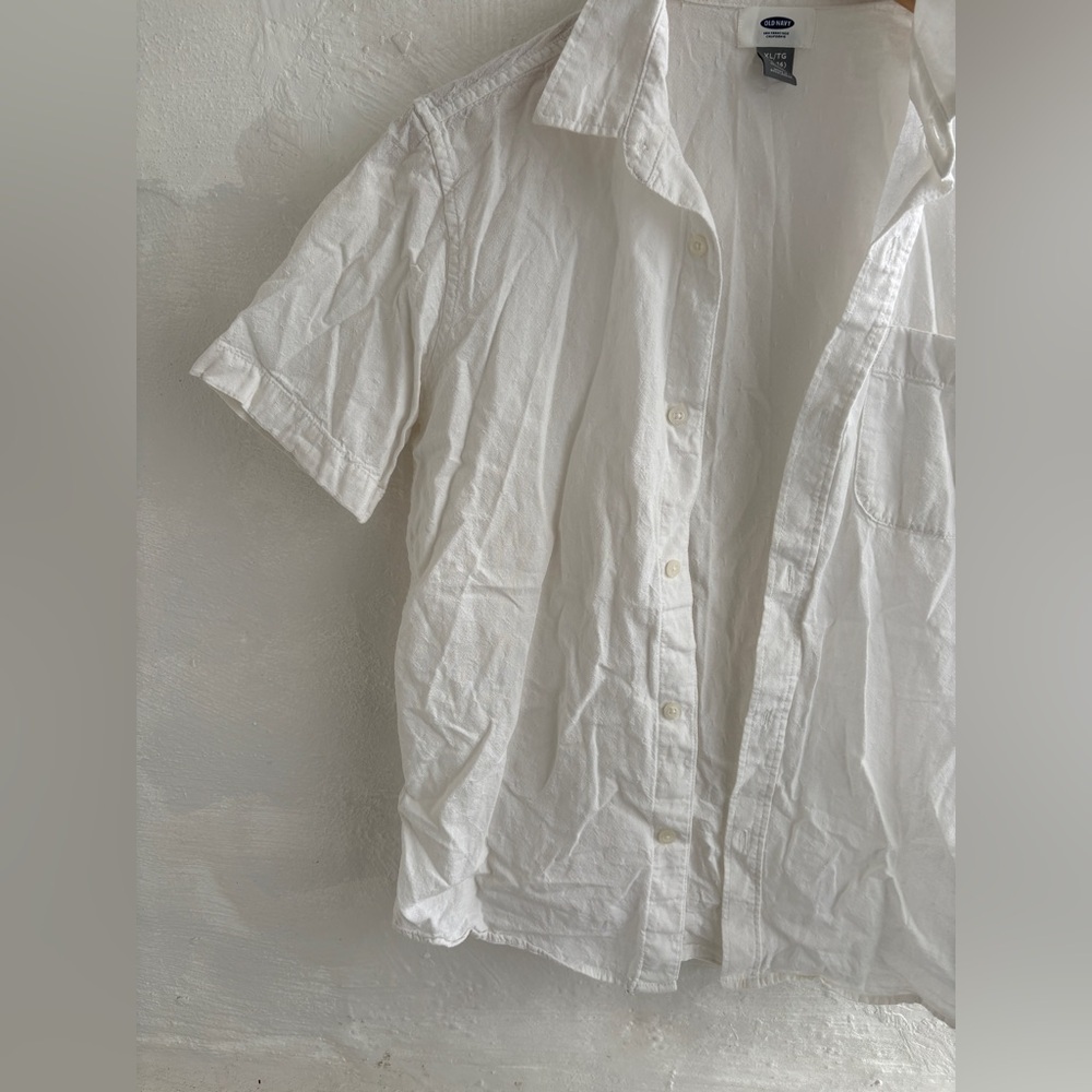 Boys Old navy XL casual button down short sleeve - Picture 3 of 6